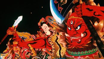 Aomori city Nebuta festival giant float