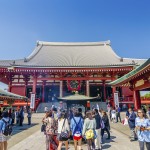 Sensoji Temple in Asakusa , Tokyo