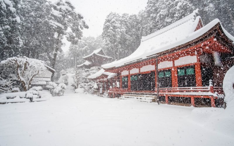 Chomei-ji Temple in Shiga, Japan.