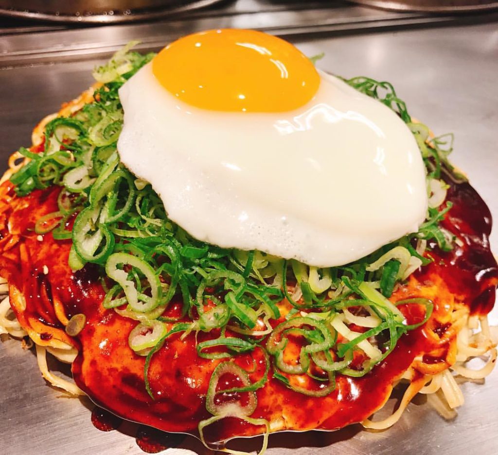 Hiroshima-style okonomiyaki