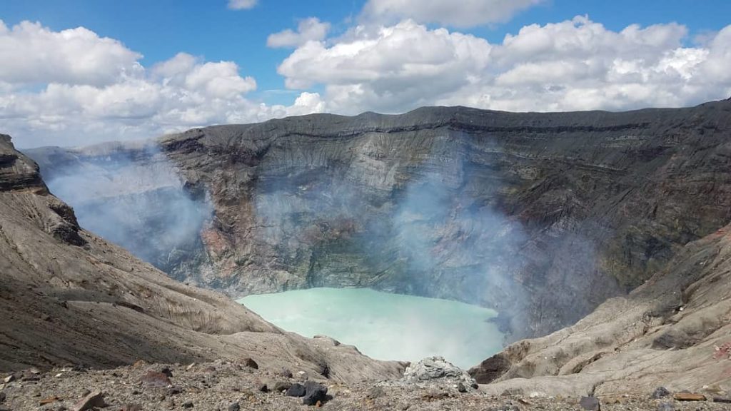 Mount Aso in Kumamoto Prefecture Japan