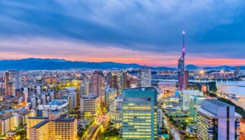 Fukuoka Tower in Kyushu, Japan