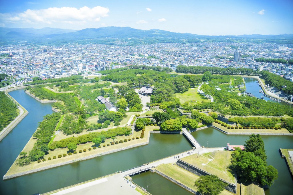 Goryokaku Park in Hakodate, Hokkaido