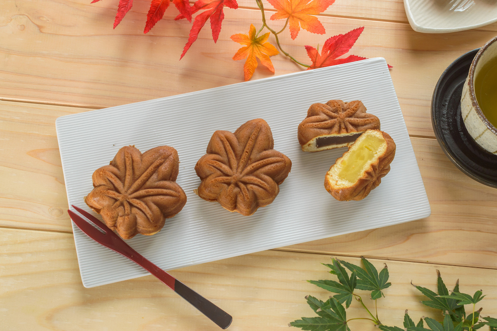 Momiji Manju from Miyajima is a regional dish in Hiroshima Japan