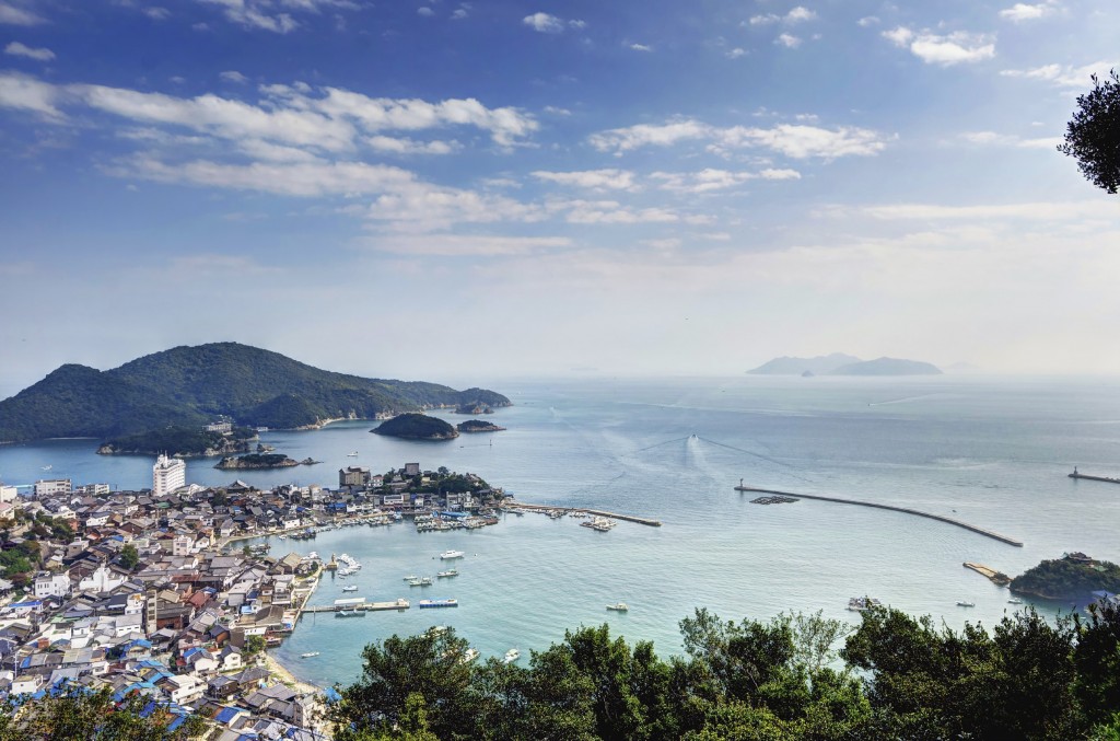 Landscape of Tomonoura, Hiroshima.