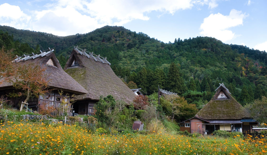 Kayabuki no Sato Village in Kyoto