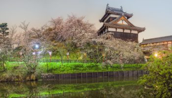 Koriyama Castle in Nara, Japan.
