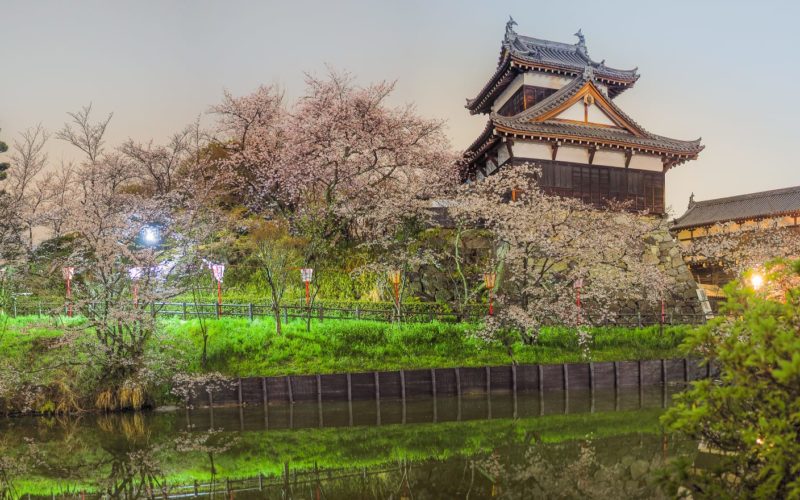 Koriyama Castle in Nara, Japan.