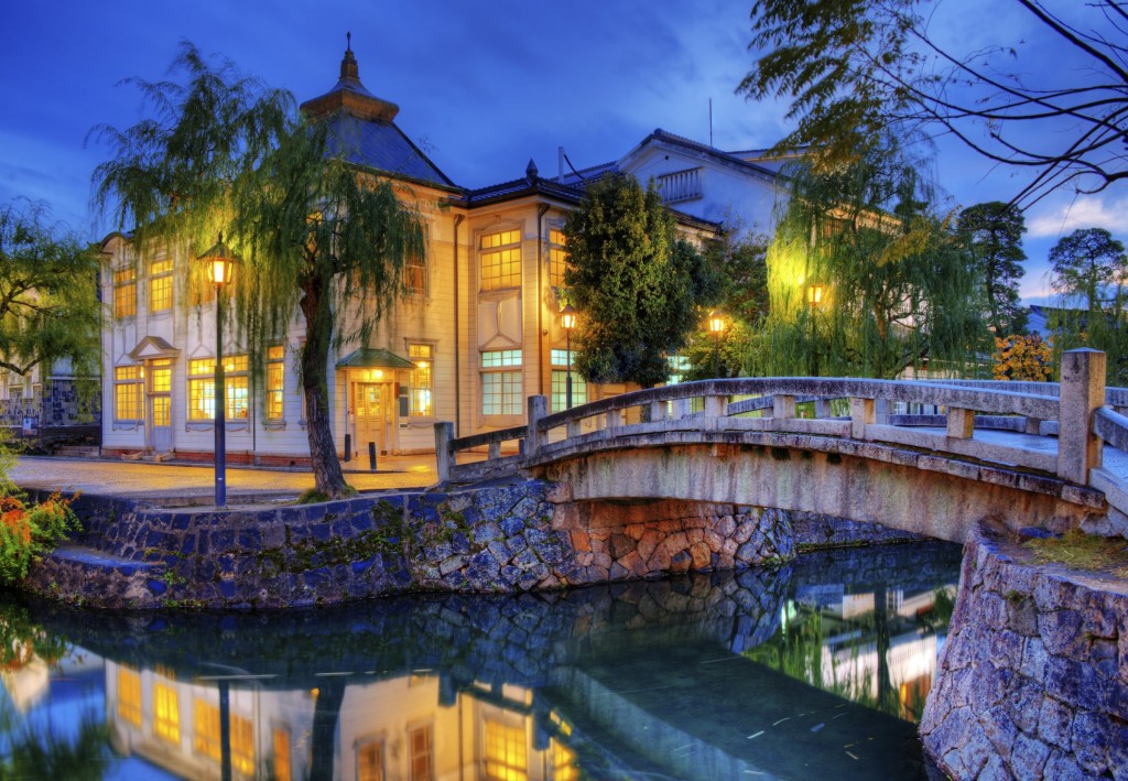 Stroll the canals of Kurashiki in Okayama prefecture.