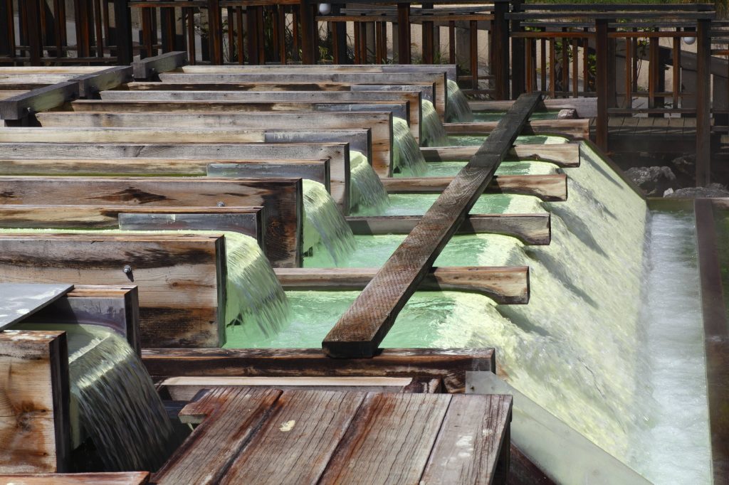 Kusatsu onsen in Gunma, Japan