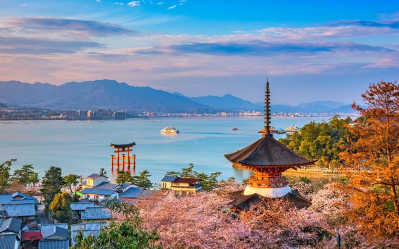 Miyajima in Hiroshima, Japan.