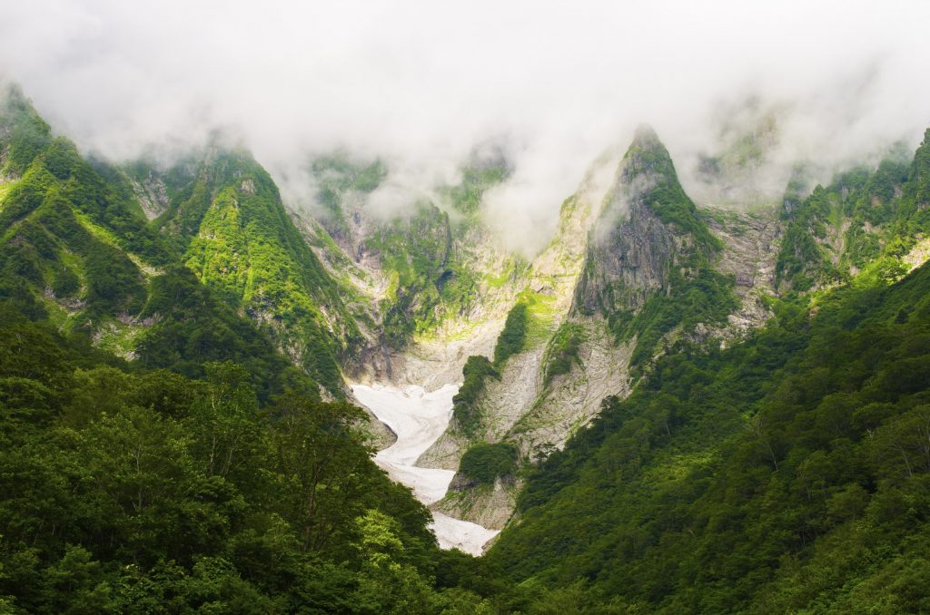 Mount Tanigawadake in Gunma, Japan