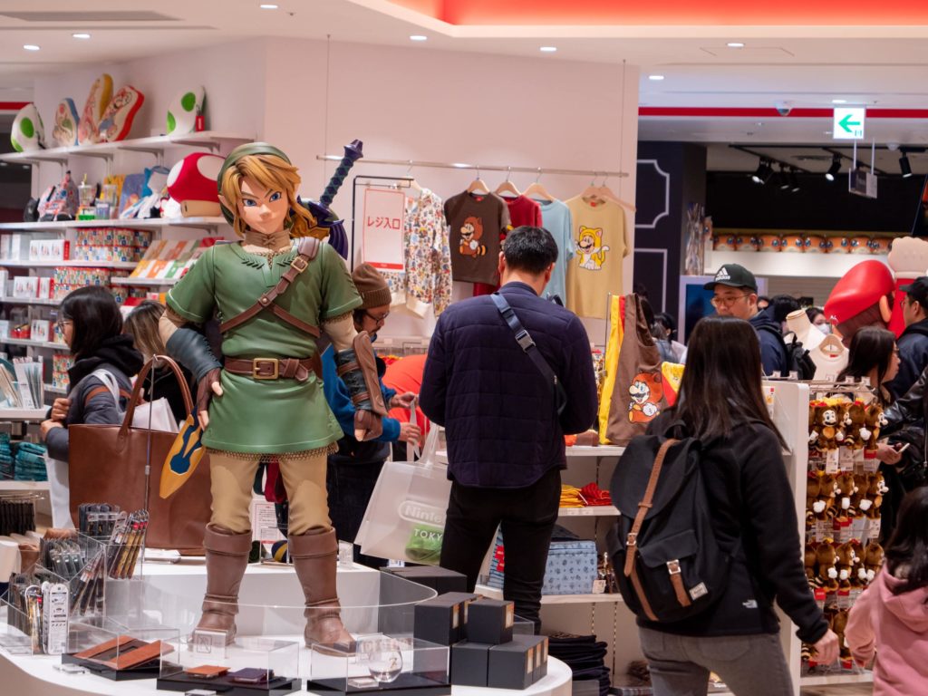Nintendo Store in Shibuya Tokyo Japan