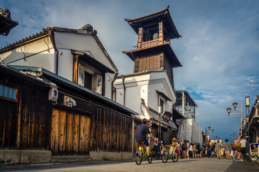 Kawagoe old town in Saitama.