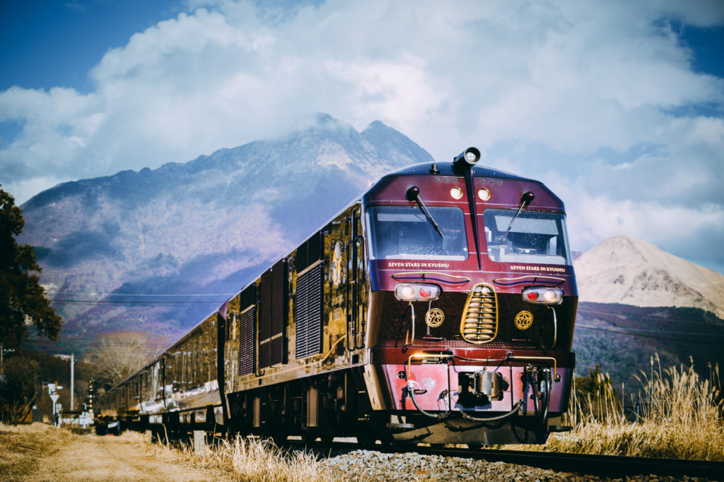 Seven Stars luxury train in Kyushu Japan