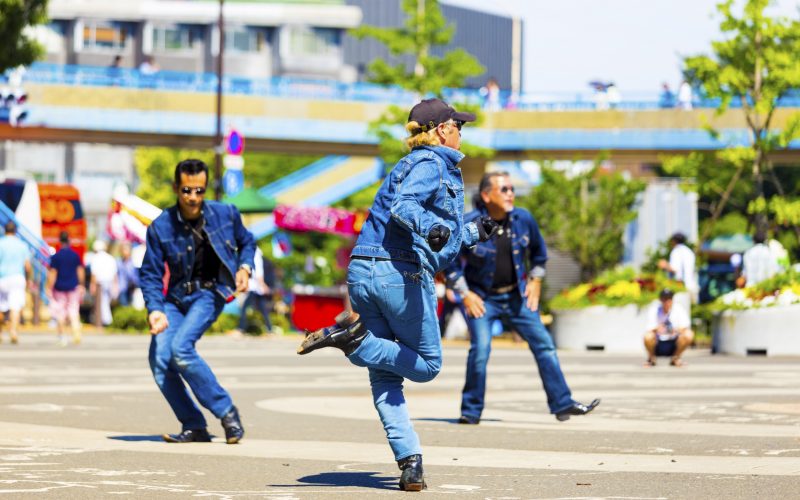 Rockabillly Gang Men Jeans Twist Dance Yoyogi Park