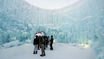 Feeling Icy at Lake Shikotsu.
