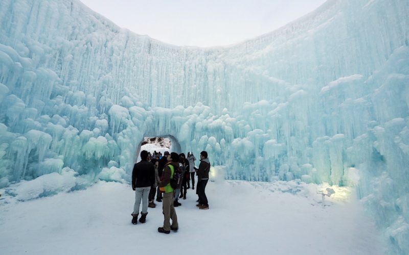 Feeling Icy at Lake Shikotsu.
