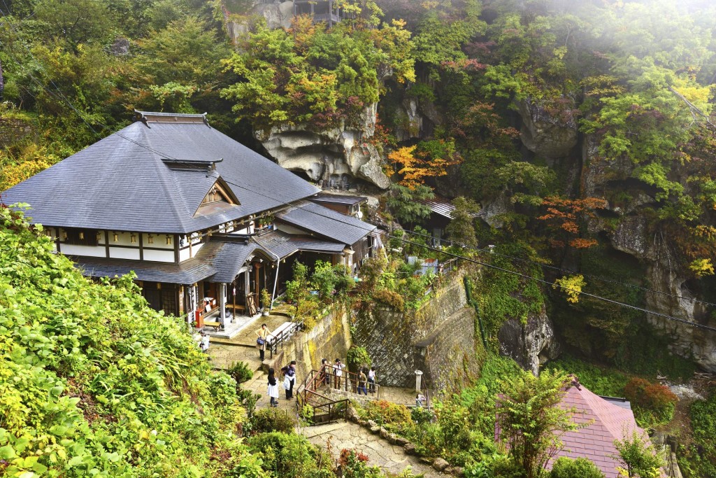Yamadera temple in Yamagata Prefecture in the Tohoku region