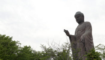 Ushiku Daibutsu in Ibaraki, Japan.