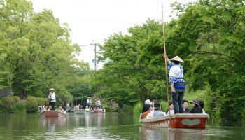 Yanagawa river cruise.
